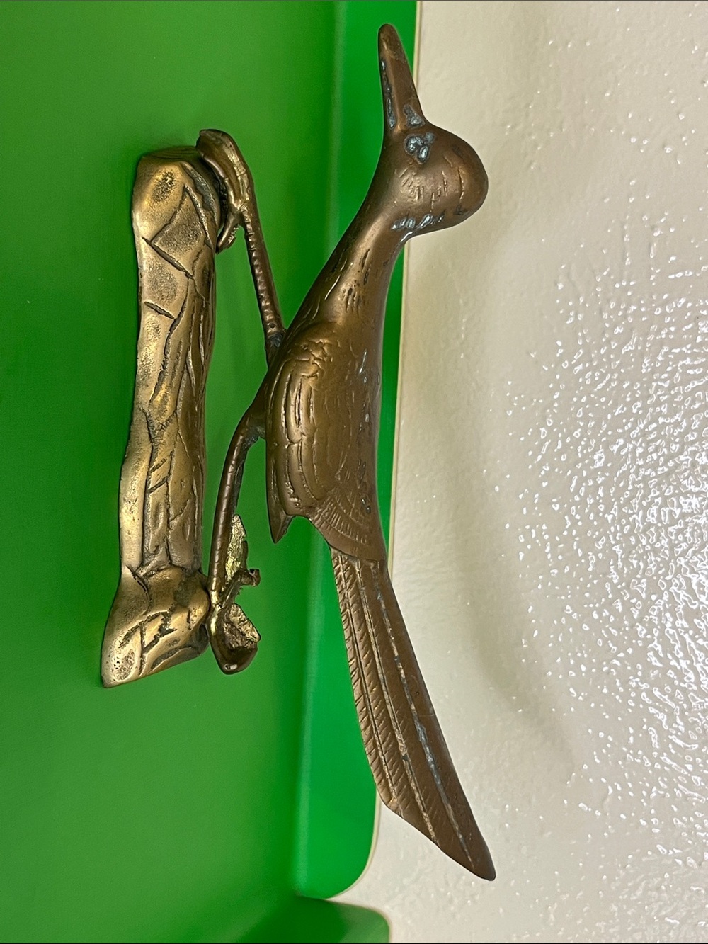 Vintage 70’s Brass Roadrunner Figurine. Made in Taiwan